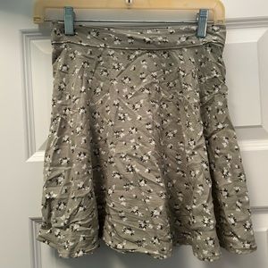 Hollister floral skirt
